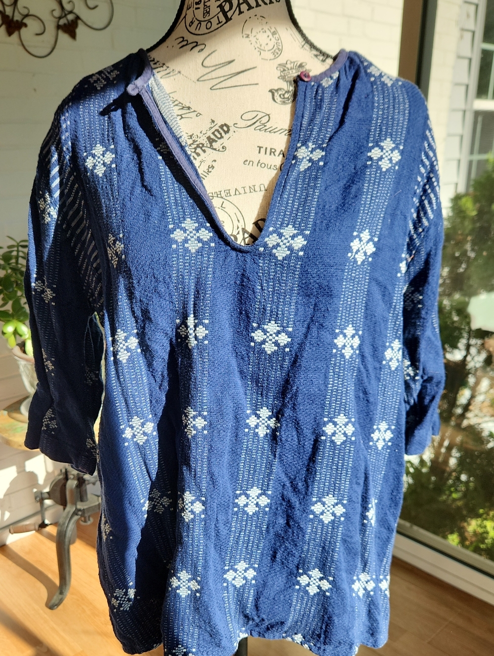 Ace & Jig Navy Top SZ S